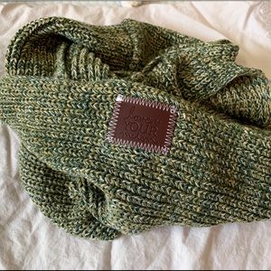 NWOT Olive green Love Your Melon infinity scarf